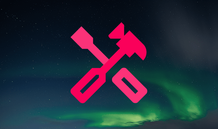 aurora-boreal-com-icone-de-ferramenta